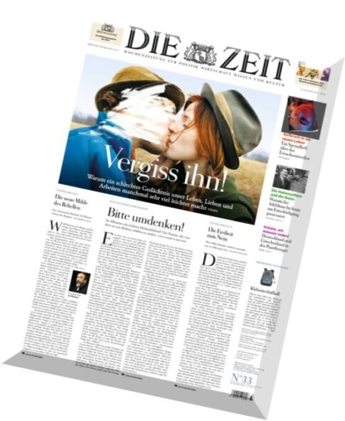 Die Zeit mit Zeit Magazin – 13 August 2015