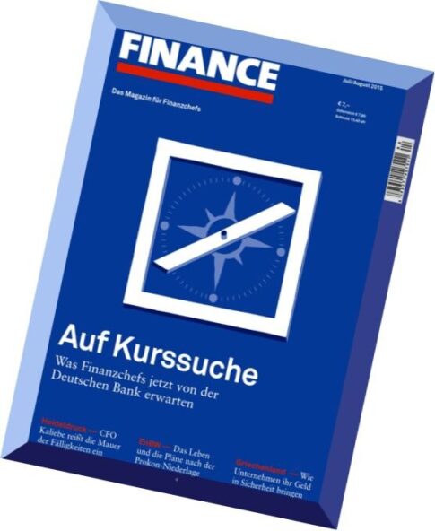 Finance Germany – Juli-August 2015