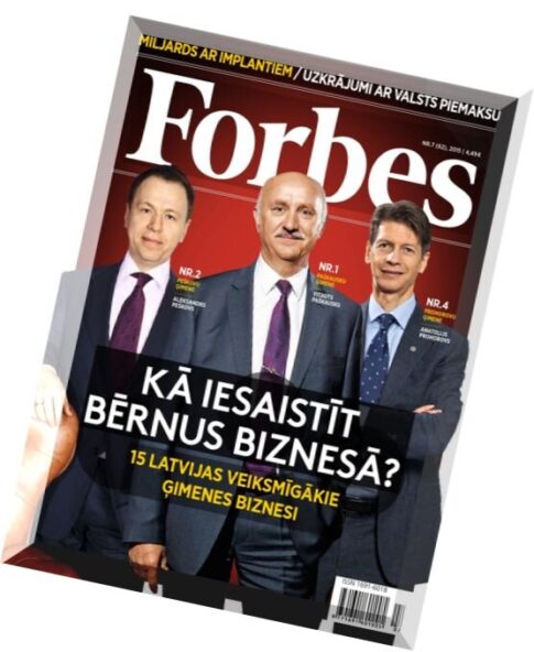 Forbes Latvia — Julijs 2015