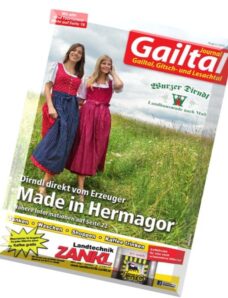 Gailtal Journal – August 2015