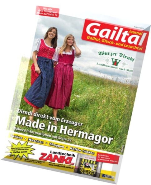Gailtal Journal – August 2015