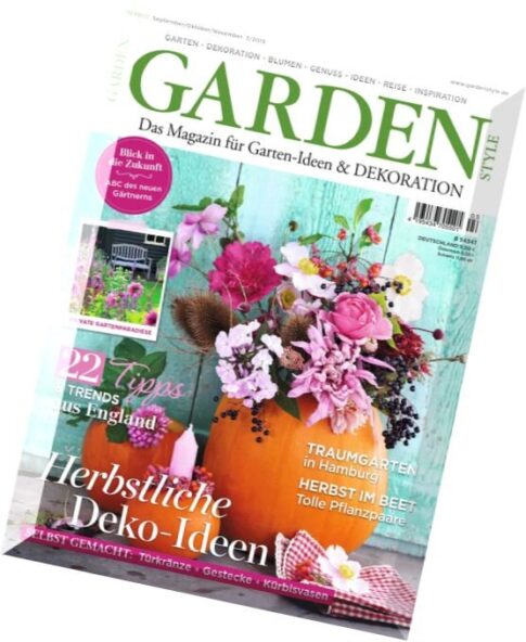 Garden Style (Deutsche Ausgabe) Magazin- September-November 2015