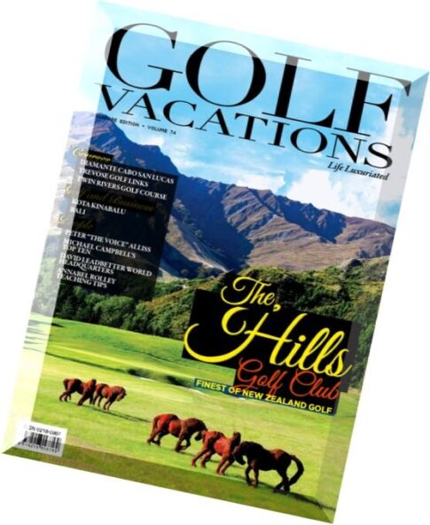 Golf Vacations – June-August 2015