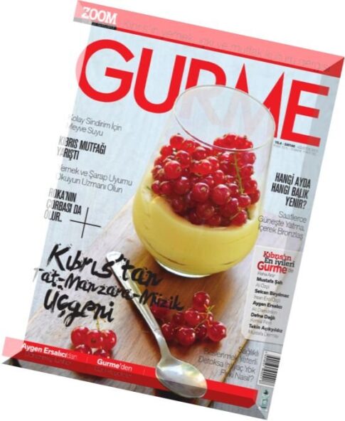 Gurme Magazine — Agustos 2015