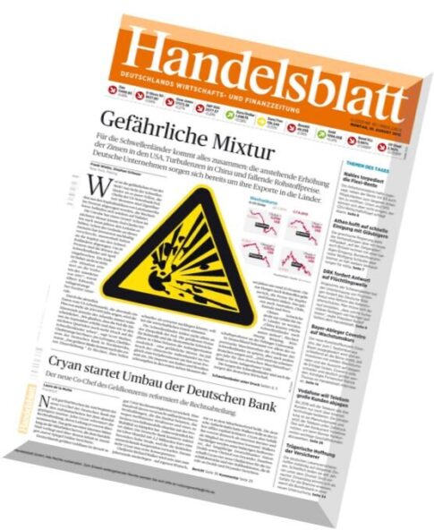 Handelsblatt – 10 August 2015