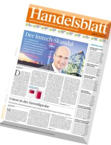 Handelsblatt – 11 August 2015