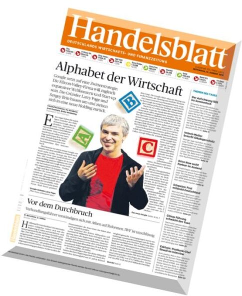 Handelsblatt – 12 August 2015