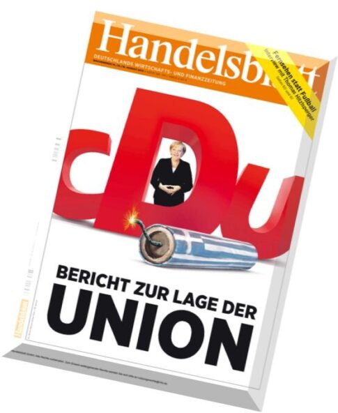 Handelsblatt – 14, 15, 16 August 2015