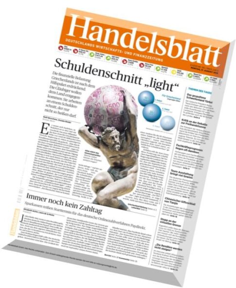 Handelsblatt – 17 August 2015