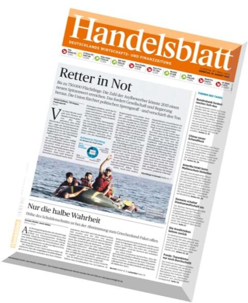 Handelsblatt — 18 August 2015