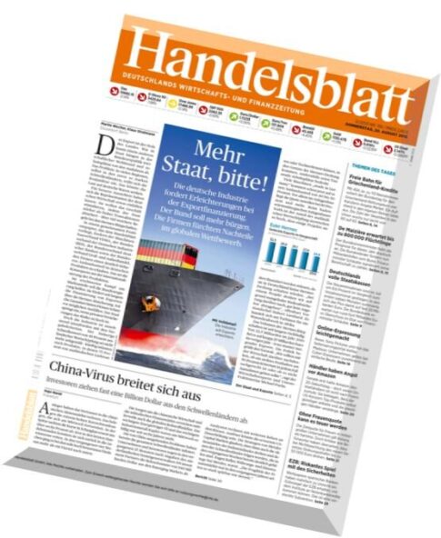 Handelsblatt – 20 August 2015
