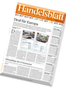 Handelsblatt – 28 Juli 2015