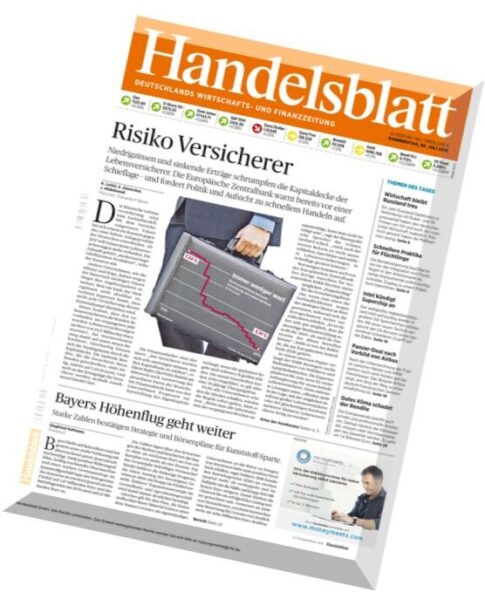 Handelsblatt — 30 Juli 2015