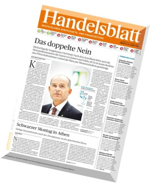 Handelsblatt – 4 August 2015