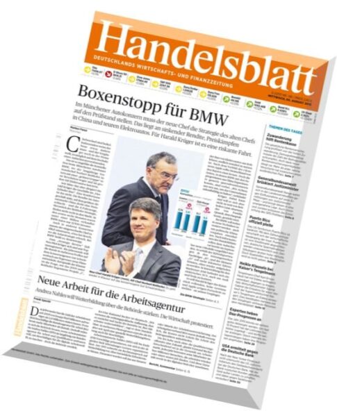 Handelsblatt – 5 August 2015