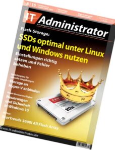 IT-Administrator – August 2015