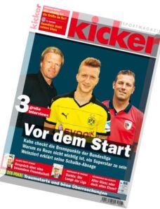 Kicker Sportmagazin – Nr. 66, 10 August 2015