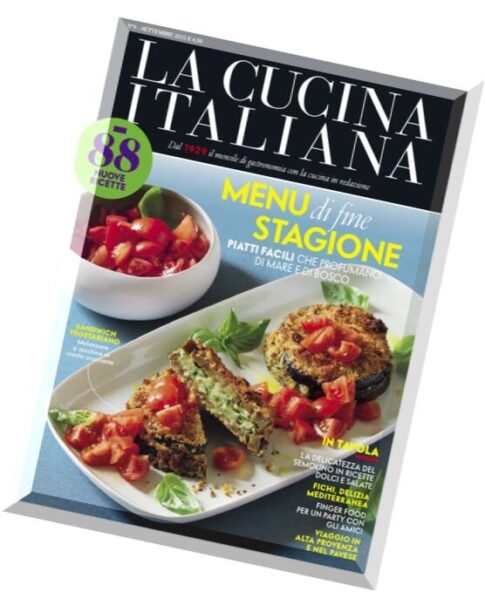 La Cucina Italiana — Settembre 2015