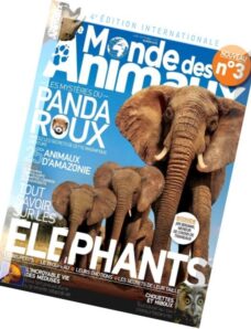 Le Monde Des Animaux – Aout-Septembre 2015