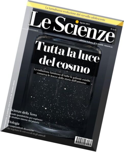 Le Scienze – Agosto 2015