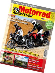 Motorrad Abenteuer – Juli-August 2015