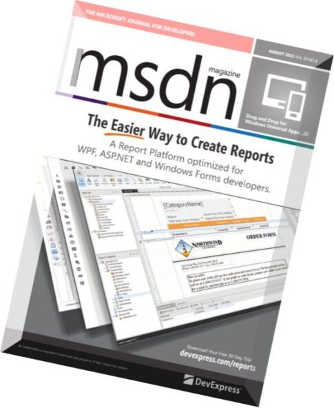 MSDN Magazine – August 2015