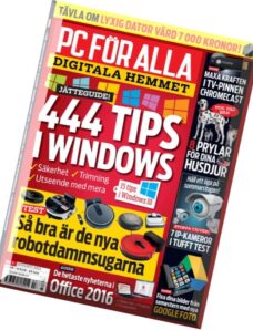 PC For Alla Digitala Hemmet — Augusti 2015