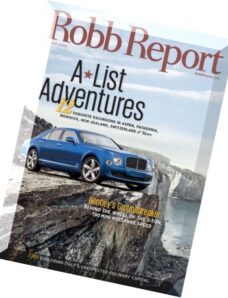 Robb Report USA — August 2015