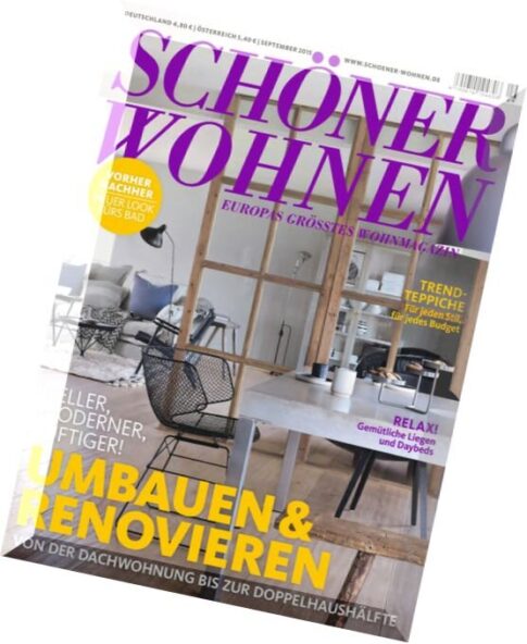 Schoner Wohnen — September 2015