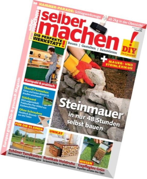 Selber Machen – Heimwerkermagazin August 2015