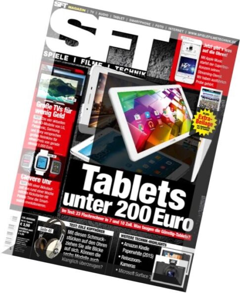 SFT — Spiele Filme Technik — August 2015
