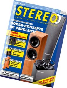 Stereo Magazin — August 2015