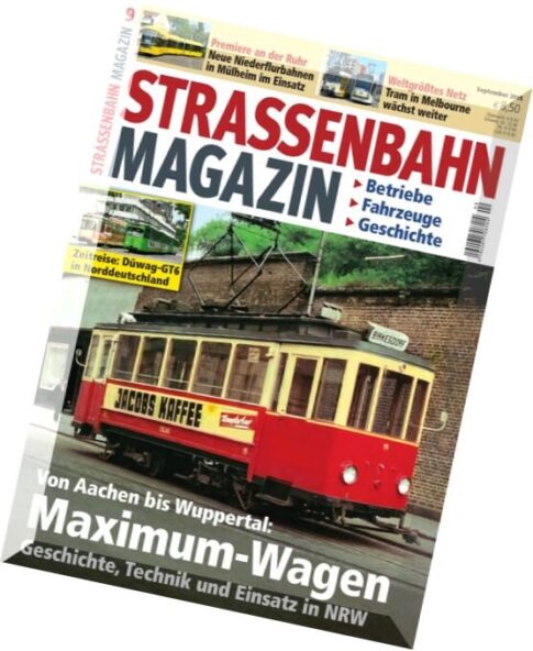 Strassenbahn Magazin — September 2015