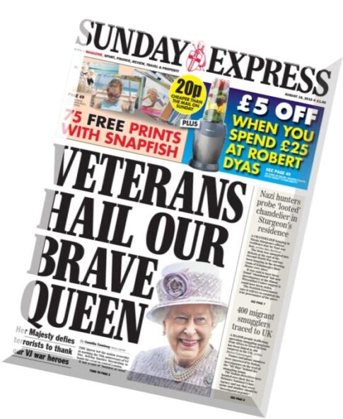 Sunday Express – 16 August 2015