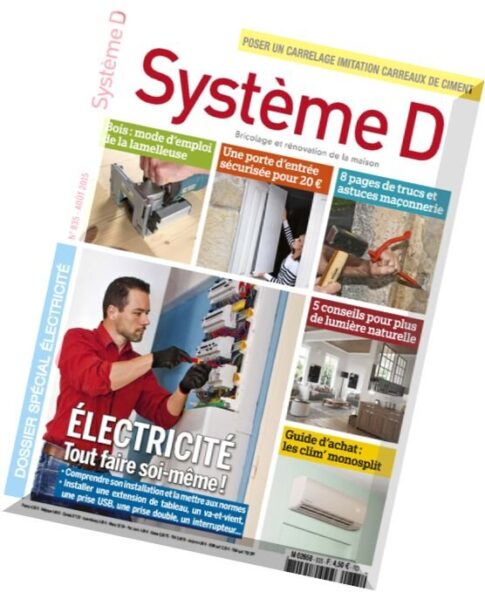 Systeme D – N 835, Aout 2015