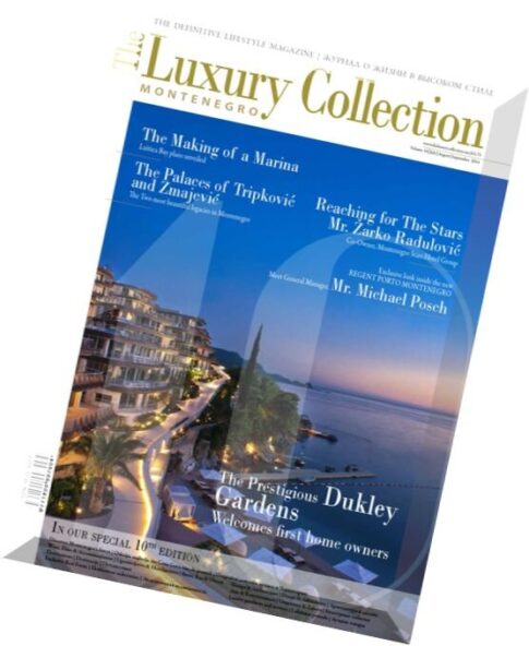 The Luxury Collection Montenegro — July-September 2014