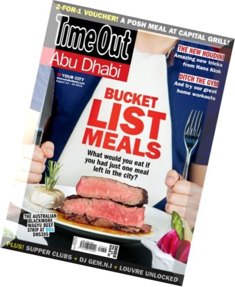 Time Out Abu Dhabi – 12 August 2015