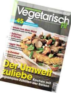 Vegetarisch Fit – September-October 2015