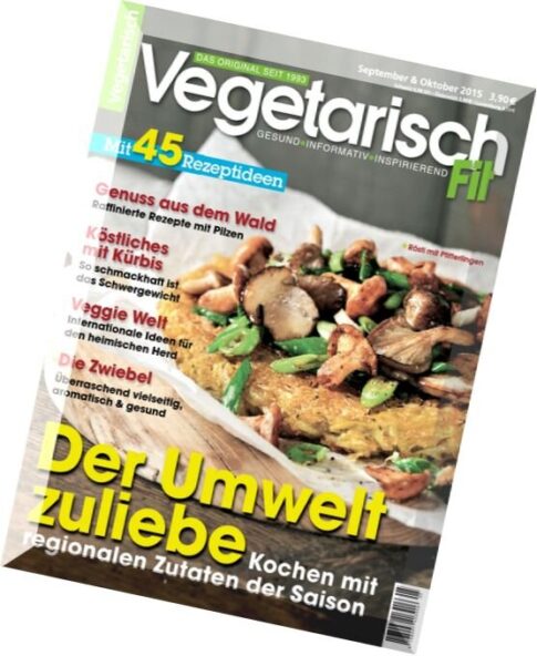 Vegetarisch Fit – September-October 2015