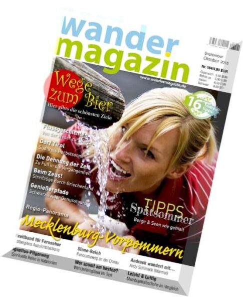 Wander Magazin – September-October 2015