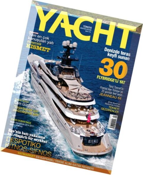 Yacht Turkiye – Agustos 2015