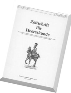 Zeitschrift fur Heereskunde — 1986-05-06 (325)