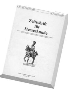 Zeitschrift fur Heereskunde — 1987-07-10 (344-345)