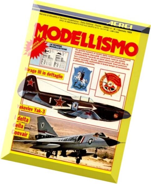 Aerei Modellismo — 1985-01
