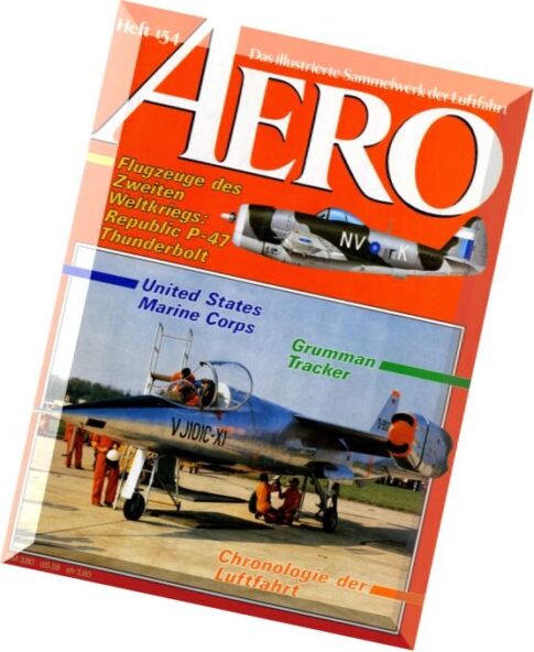 Aero Das Illustrierte Sammelwerk der Luftfahrt N 154