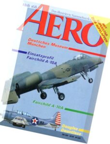 Aero Das Illustrierte Sammelwerk der Luftfahrt N 168