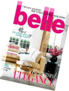 Belle Magazine Australia — October 2015