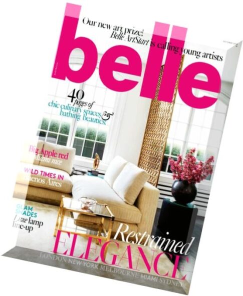Belle Magazine Australia — October 2015