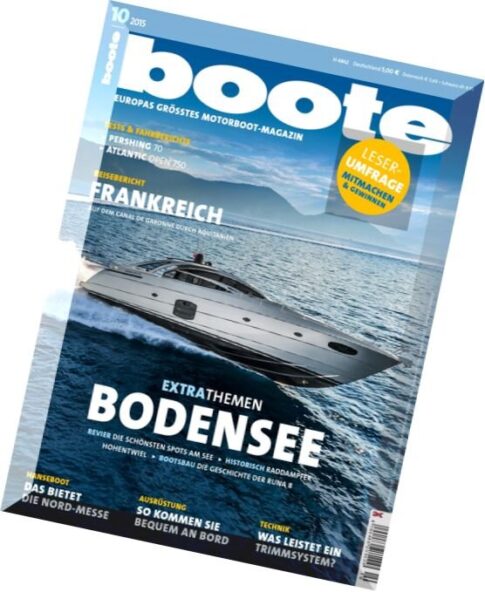 Boote — October 2015