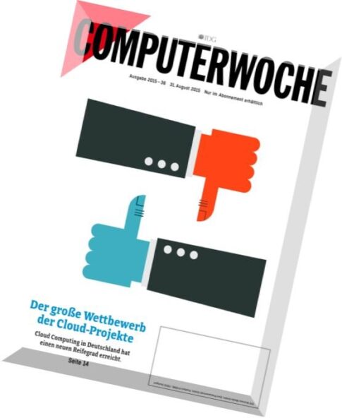 Computerwoche — 31 August 2015